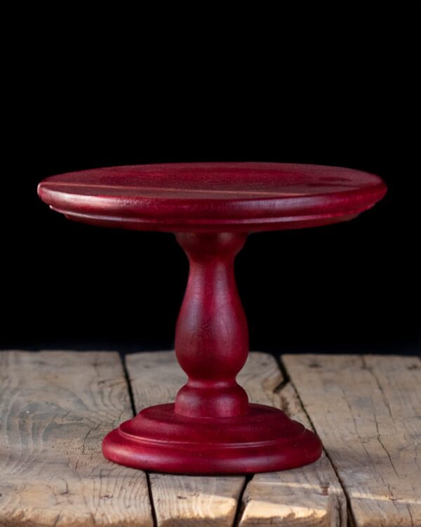 Vintage Wooden Cake Stand - Image 4