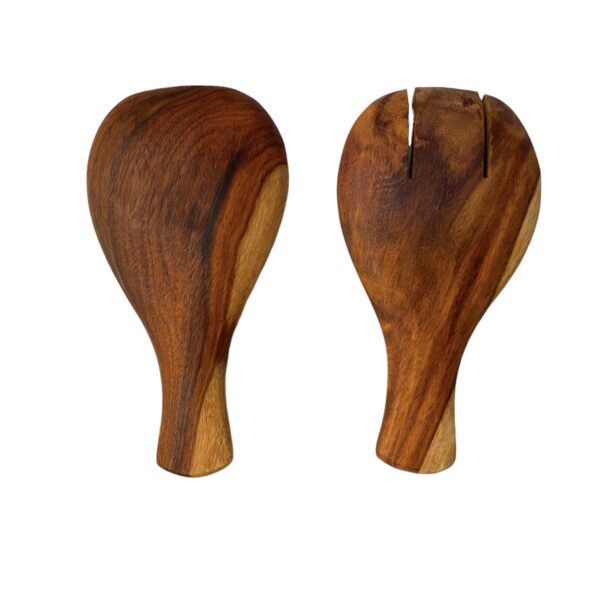 Wooden Fork & Spoon Set - Image 2